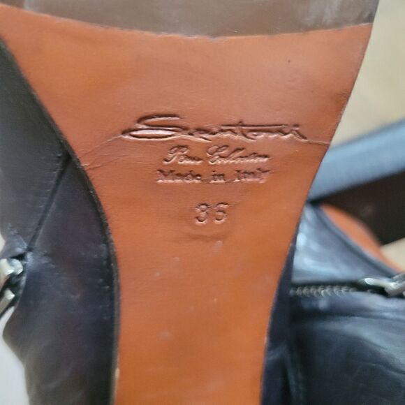 Santoni Leather boots 36 - Picture 9 of 9